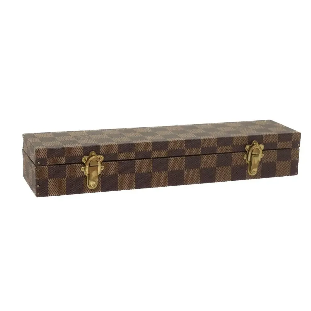 LOUIS VUITTON Damier Ebene Watch Case Trunk